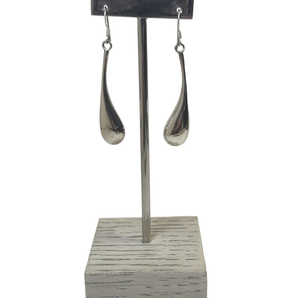 925 long teardrop earrings